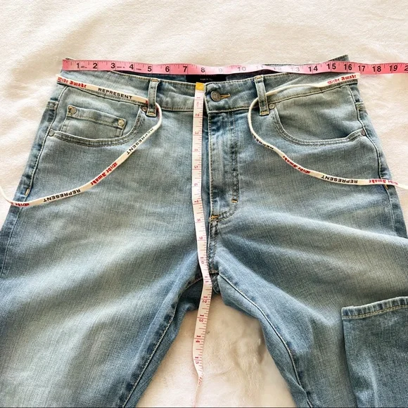 REPRESENT The Destroyer Jeans in Blue Stonewash